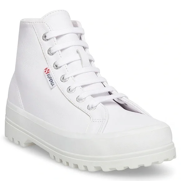 Superga | Shoes | Superga 234 Alpina White High Top Sneakers  display picture 1